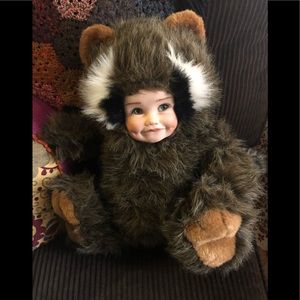 Raccoon baby stuffed toy